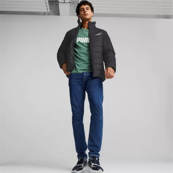  Férfi dzseki PUMA ESS+ PADDED JACKET 849349-01 FEKETE 