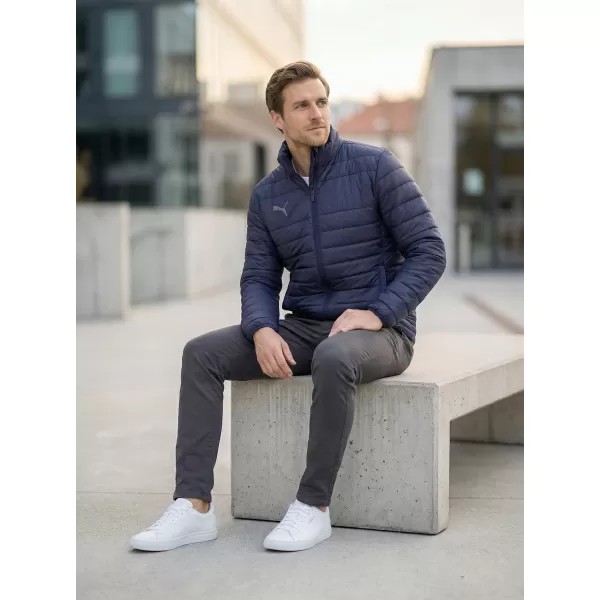 Férfi dzseki PUMA TEAMLIGA LIGHT JACKET 657617-06 KÉK 