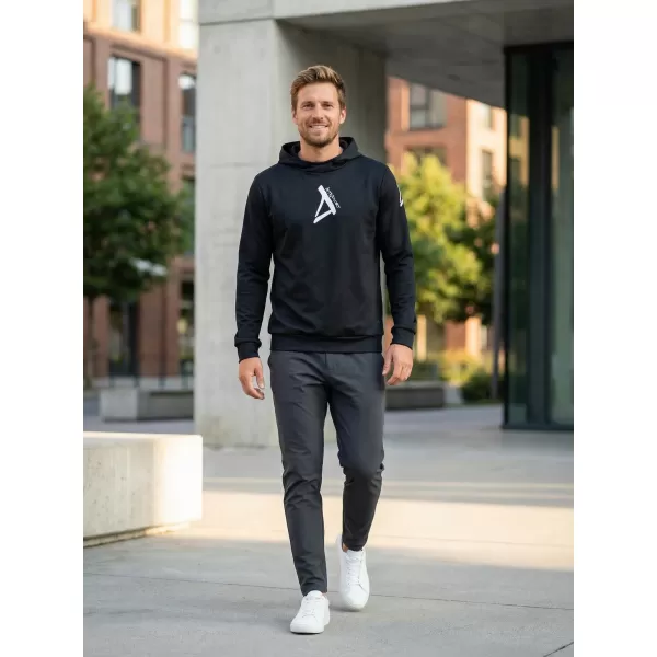  Férfi prémium funkcionális pulóver ALTISPORT VOJ/ALM013MI01 FEKETE 