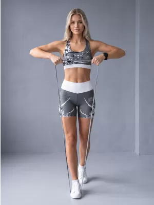 Női rövid prémium leggings ALTISPORT VOJ/ALW022LEG03 SZÜRKE