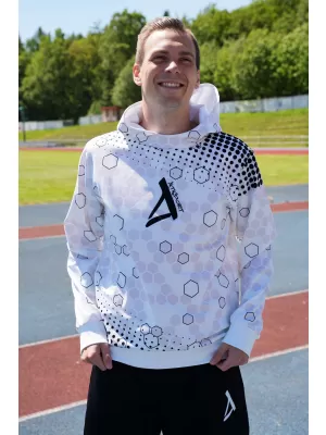 Férfi prémium funkcionális pulóver ALTISPORT VOJ/ALM005MI01 FEHÉR