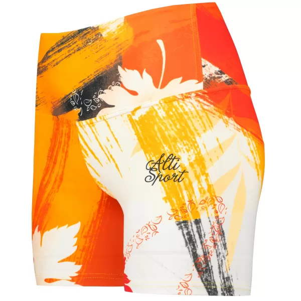  Női rövid prémium leggings ALTISPORT VOJ/ALW019LEG03 NARANCS 