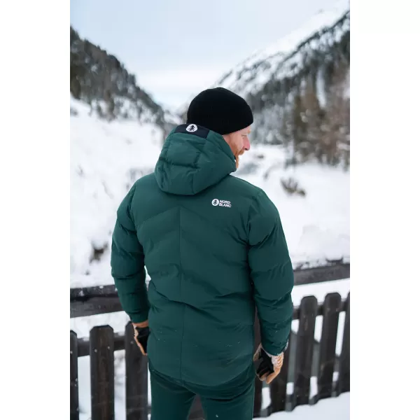  Férfi téli kabát NORDBLANC BRILLIANCY NBWJM7926 SÖTÉTZÖLD 