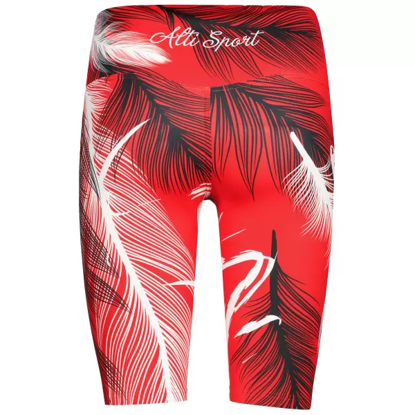  Térd feletti női leggings prémium ALTISPORT VOJ/ALW001LEG02 PIROS 