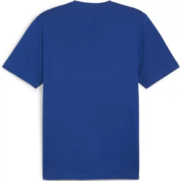  Férfi póló PUMA ESS LOGO TEE 586667-59 KÉK 