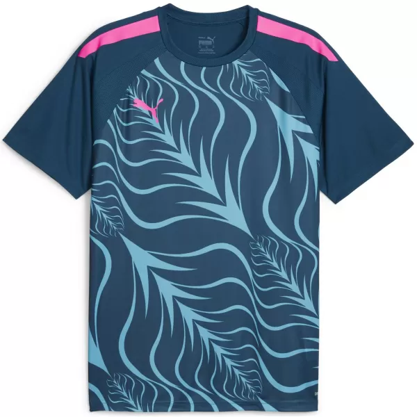  Férfi póló PUMA INDIVIDUALLIGA GRAPHICJERSEY 658984-56 KÉK 