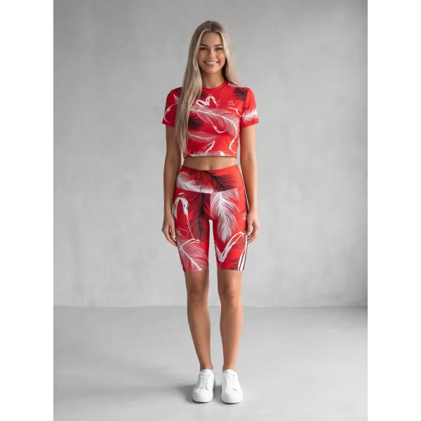  Térd feletti női leggings prémium ALTISPORT VOJ/ALW001LEG02 PIROS 