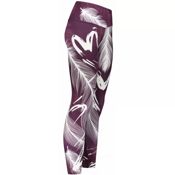  Női hosszú prémium leggings ALTISPORT VOJ/ALW001LEG01 LILA/FEHÉR 