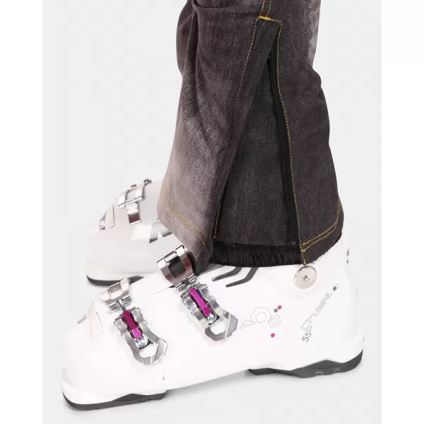  Női softshell sí nadrág KILPI JEANSO-W UL0409KI FEKETE 