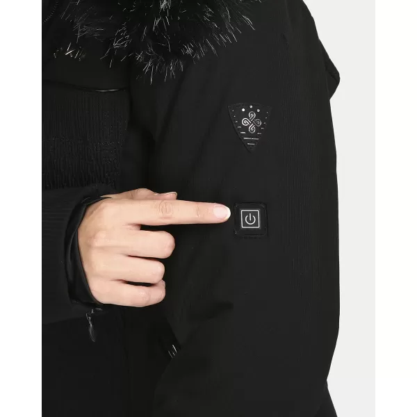  Női sídzseki KILPI EMILIN-W UL0110KI FEKETE 