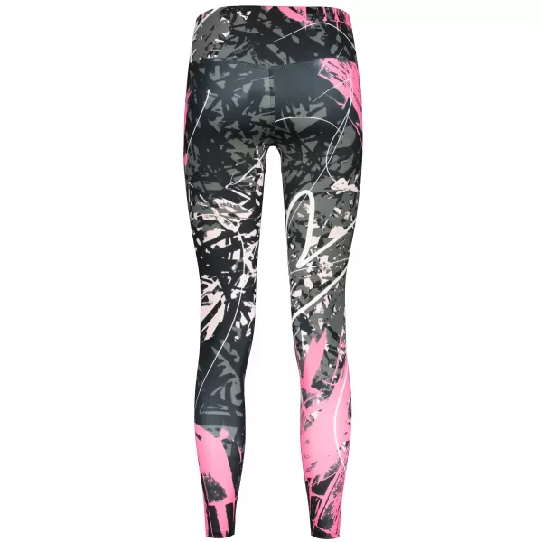  Női hosszú prémium leggings ALTISPORT VOJ/ALW018LEG01 FEKETE RÓZSASZÍN 