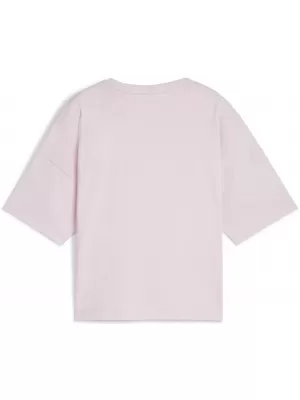 Női póló PUMA ESS CROPPED LOGO TEE 586866-60 LILA