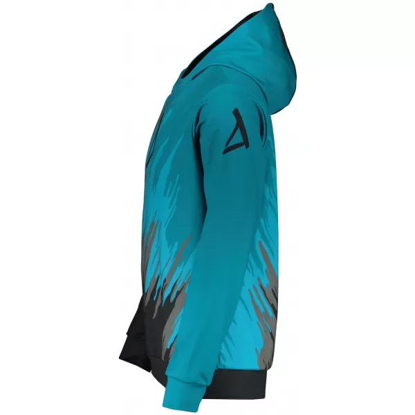  Férfi prémium funkcionális pulóver ALTISPORT VOJ/ALM006MI01 FEKETE/KEROZIN 