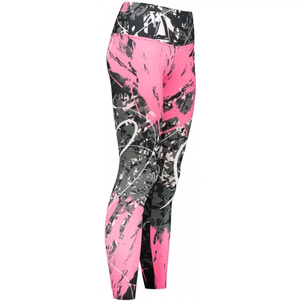  Női hosszú prémium leggings ALTISPORT VOJ/ALW018LEG01 FEKETE RÓZSASZÍN 