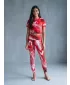 Női hosszú prémium leggings ALTISPORT VOJ/ALW001LEG01 PIROS