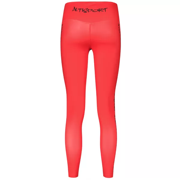  Női hosszú prémium leggings ALTISPORT VOJ/ALW021LEG01 PIROS 