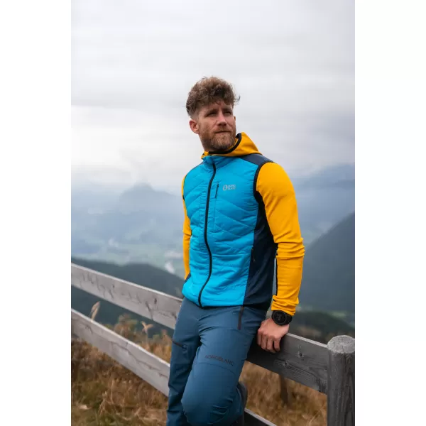 Férfi sportmellény NORDBLANC WINTERTIME NBWJM7986 KIRÁLYKÉK 