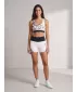 Női rövid prémium leggings ALTISPORT VOJ/ALW022LEG03 FEHÉR