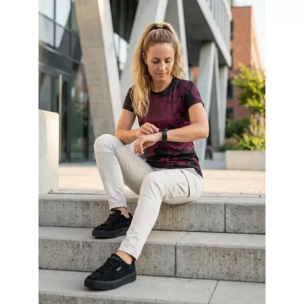  Prémium funkcionális női póló ALTISPORT VOJ/ALW012TR01 LILA/FEKETE 