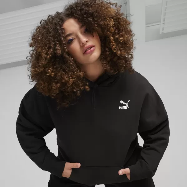  Női pulóver PUMA BETTER RELAXED HOODIE 624227-01 FEKETE 