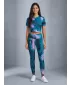 Női hosszú prémium leggings ALTISPORT VOJ/ALW001LEG01 BENZINES/VILÁGOS RÓZSASZÍN