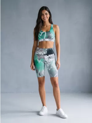 Női prémium sportmelltartó ALTISPORT VOJ/ALW017POD01 TÜRKIZ