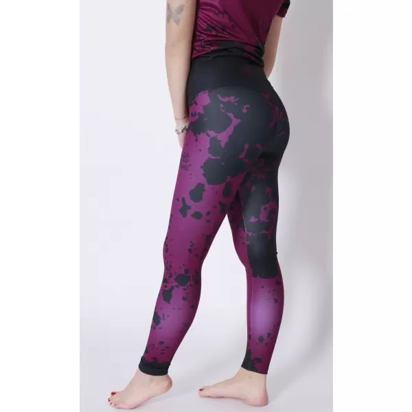  Női hosszú prémium leggings ALTISPORT VOJ/ALW012LEG01 LILA/FEKETE 