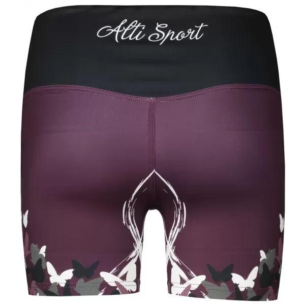  Női rövid prémium leggings ALTISPORT VOJ/ALW022LEG03 LILA 