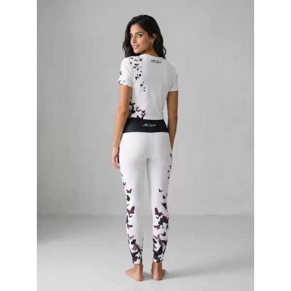  Női hosszú prémium leggings ALTISPORT VOJ/ALW022LEG01 FEHÉR 