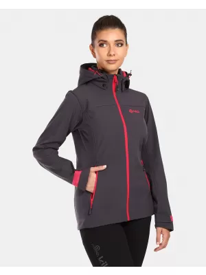 Női softshell kabát KILPI RAVIA-W UL0124KI SÖTÉTSZÜRKE