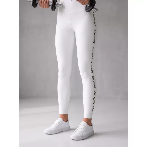  Női hosszú prémium leggings ALTISPORT VOJ/ALW021LEG01 FEHÉR 