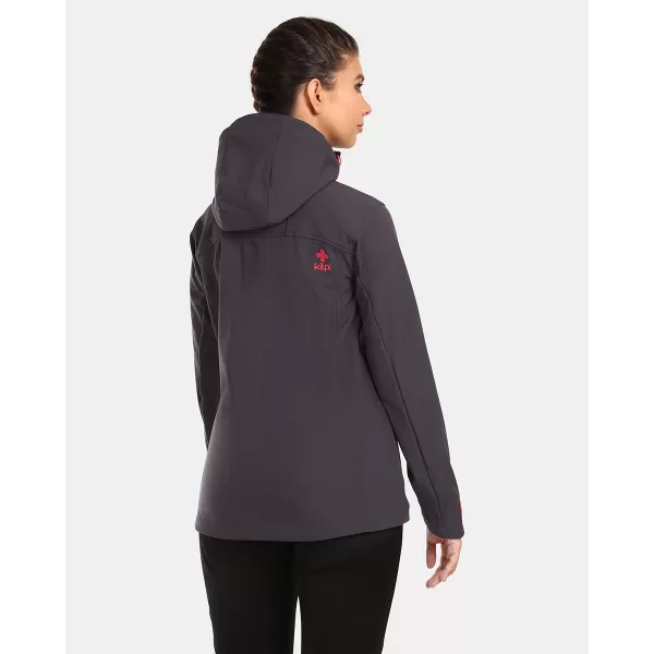  Női softshell kabát KILPI RAVIA-W UL0124KI SÖTÉTSZÜRKE 