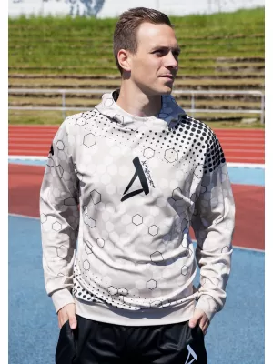 Férfi prémium funkcionális pulóver ALTISPORT VOJ/ALM005MI01 BARNA