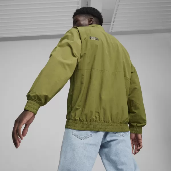  Férfi dzseki PUMA STYLE WINDBREAKER 623685-33 ZÖLD 