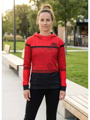 Női prémium pulóver ALTISPORT VOJ/ALW023MI01 PIROS