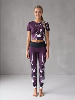 Női hosszú prémium leggings ALTISPORT VOJ/ALW022LEG01 LILA