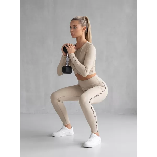 Női hosszú prémium leggings ALTISPORT VOJ/ALW021LEG01 BARNA 