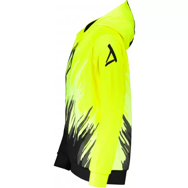  Férfi prémium funkcionális pulóver ALTISPORT VOJ/ALM006MI01 FEKETE ÉS SÁRGA 