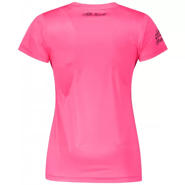  Prémium funkcionális női póló ALTISPORT VOJ/ALW000TR01 FLUO RÓZSASZÍN 
