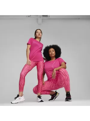 Női póló PUMA TRAIN FAV JERSEY CAT TEE 522420-48 RÓZSASZÍN