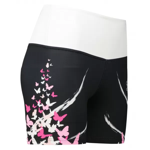  Női rövid prémium leggings ALTISPORT VOJ/ALW022LEG03 FEKETE RÓZSASZÍN 