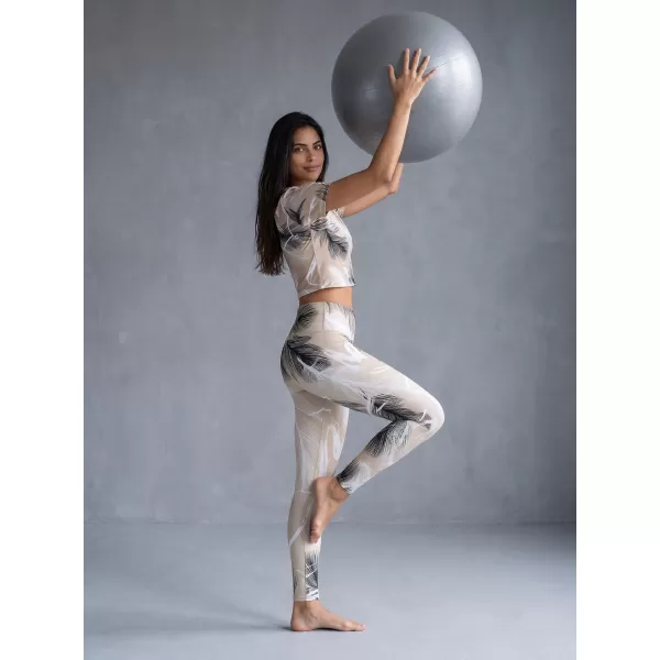  Női hosszú prémium leggings ALTISPORT VOJ/ALW001LEG01 BARNA 