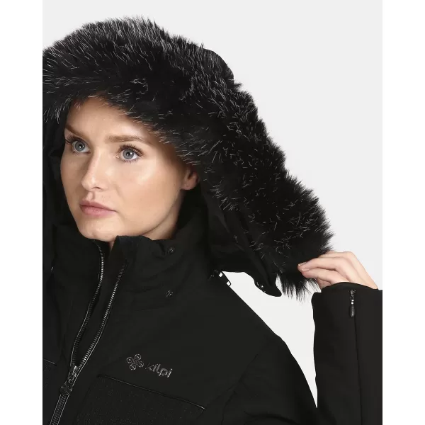  Női sídzseki KILPI EMILIN-W UL0110KI FEKETE 