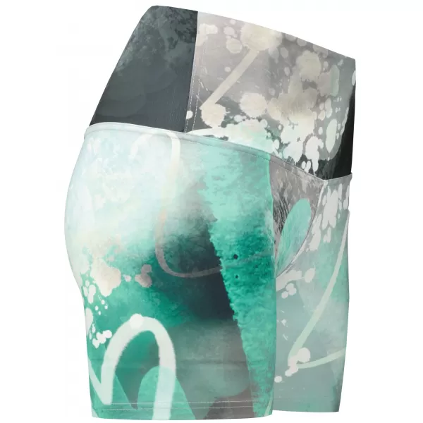  Női rövid prémium leggings ALTISPORT VOJ/ALW017LEG03 TÜRKIZ 