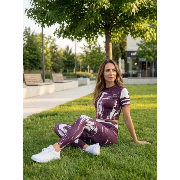  Női hosszú prémium leggings ALTISPORT VOJ/ALW010LEG01 LILA 