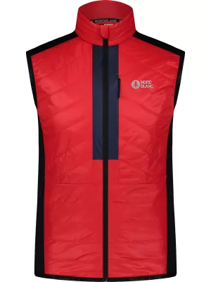 Férfi sportmellény NORDBLANC WINTERTIME NBWJM7986 PIROS