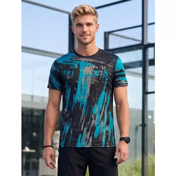  Pánské funkční triko premium ALTISPORT VOJ/ALM010TR01 ČERNÁ/EMERALD 