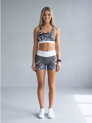 Női rövid prémium leggings ALTISPORT VOJ/ALW022LEG03 SZÜRKE