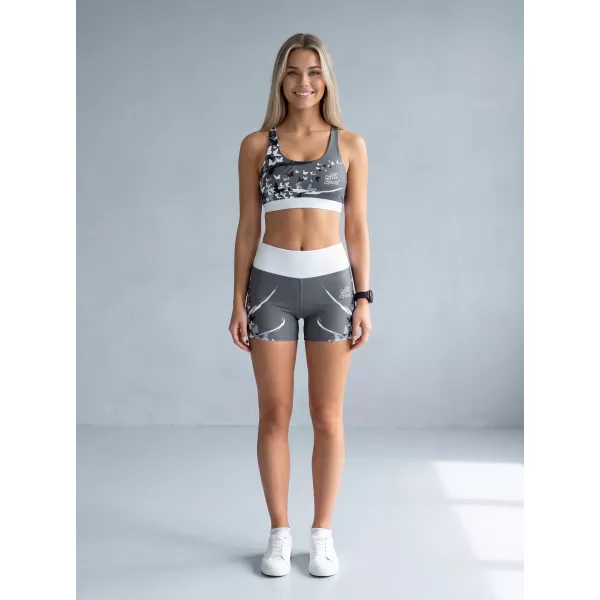  Női rövid prémium leggings ALTISPORT VOJ/ALW022LEG03 SZÜRKE 