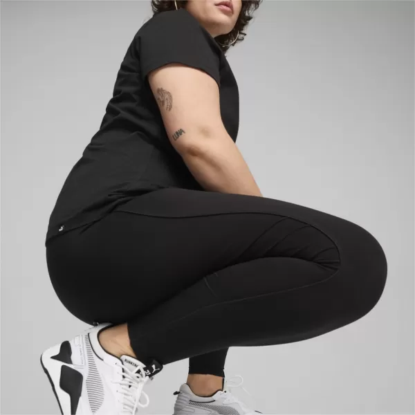  Női leggings PUMA HER HIGH-WAIST LEGGINGS 677890-01 FEKETE 